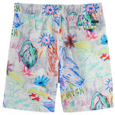 SCOTCH AND SODA Seasonal Relaxed-Fit Printed Shorts at Gravity NYC